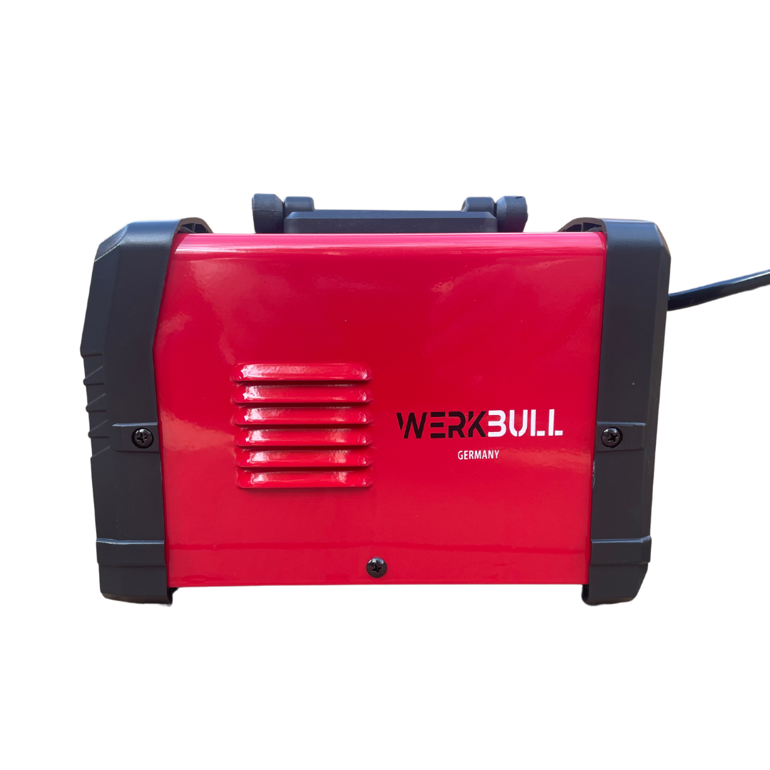 НЕМСКИ Инверторен Електрожен 400А WerkBull с дисплей и куфар + ПОДАРЪК Соларна маска