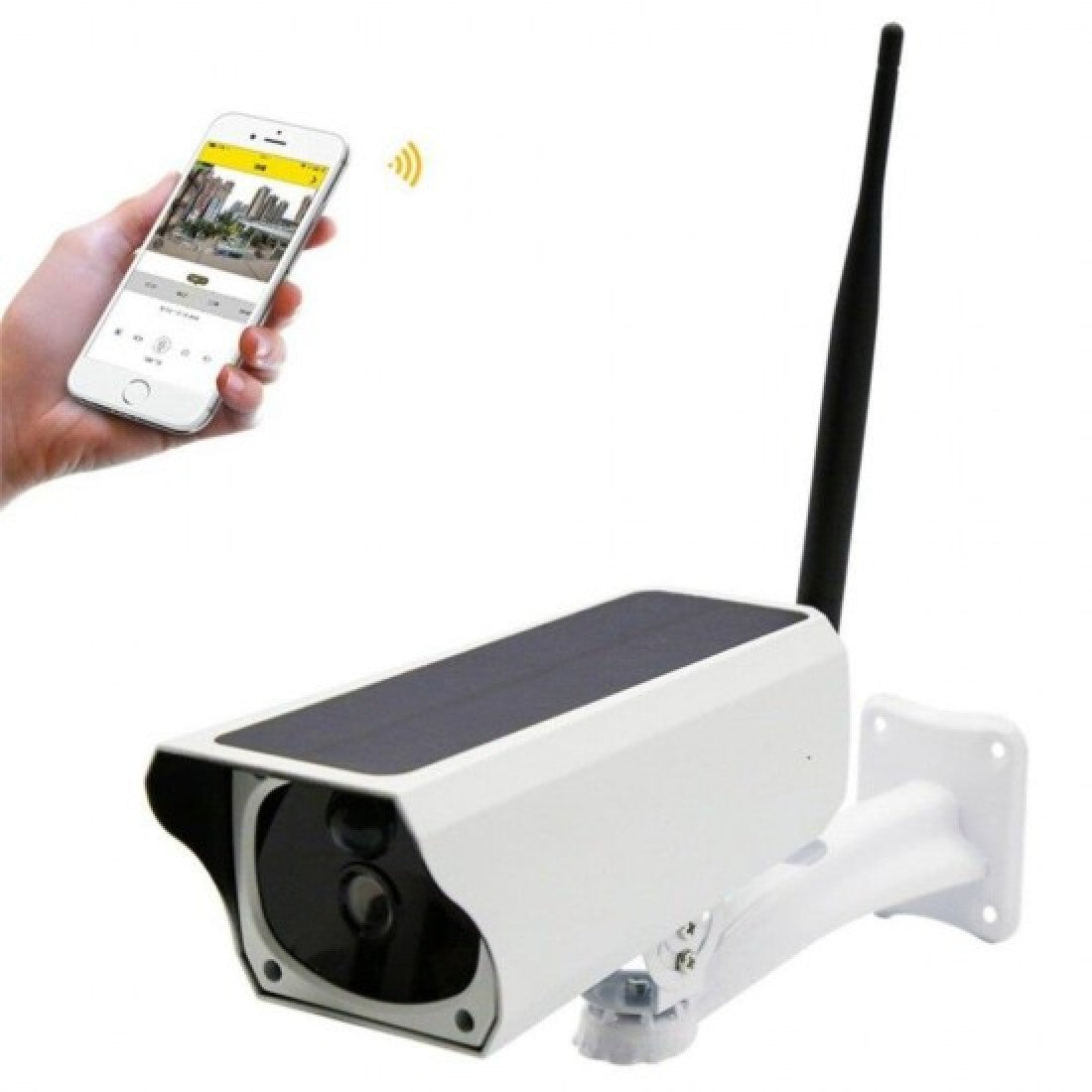 Соларна Водоустойчива Wifi камера FUll HD безжична, безкабелна