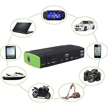 Мултифункционален Комплект Стартерно Устройство High Power Jump starter за кола и компресор